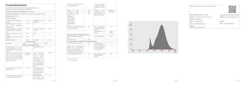 Osram LED Base Classic A, in Kolbenform mit E27-Sockel, Nicht Dimmbar, Ersetzt 60 Watt, Matt, Warmwe