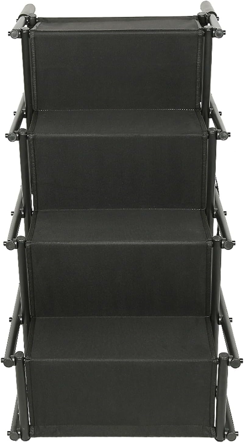 Homewell Hunderampe Auto Klappbar - Bis 70 kg Belastbar - Leicht zu Lagern - Treppe für Hunde mit Ve