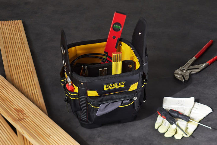 Stanley FatMax Werkzeugtasche / Transporttasche (29x29x38cm, robustes 600 Denier Nylon, ergonomische