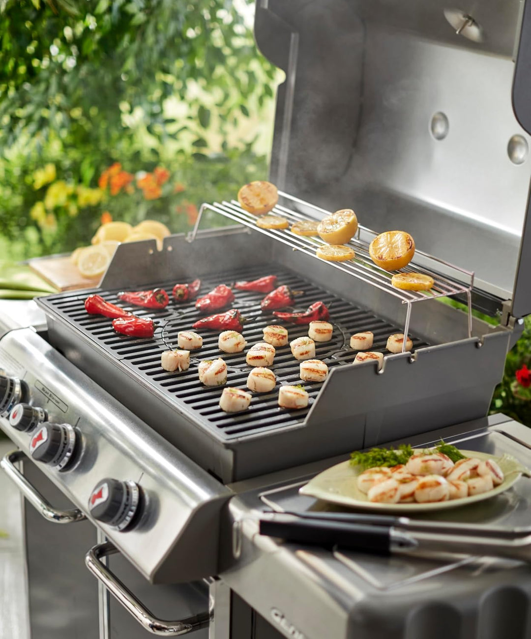 Weber Grillroste für Genesis 300 Serie/aus Gusseisen, Gourmet BBQ System, speichert Hitze, sorgt für