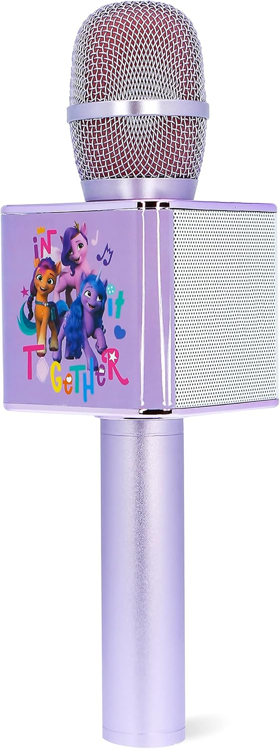 OTL Technologies MP0951 My Little Pony Kabelloses Karaoke-Mikrofon mit integriertem Lautsprecher