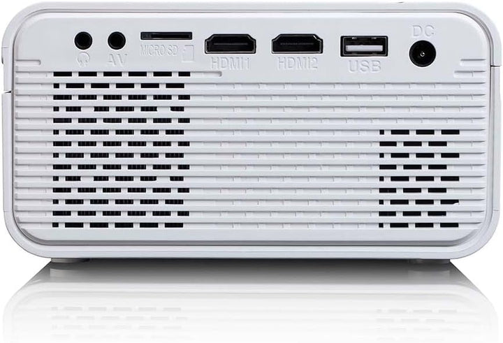 Lenco LPJ-280WH Beamer – 2800 Lumen, Full HD 1080P Unterstützung, Kontrast 3000:1, bis 250cm Bildgrö