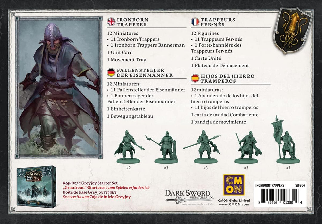 CMON | A Song of Ice & Fire – Fallensteller der Eisenmänner | Erweiterung | Tabletop | 2 Spieler | A