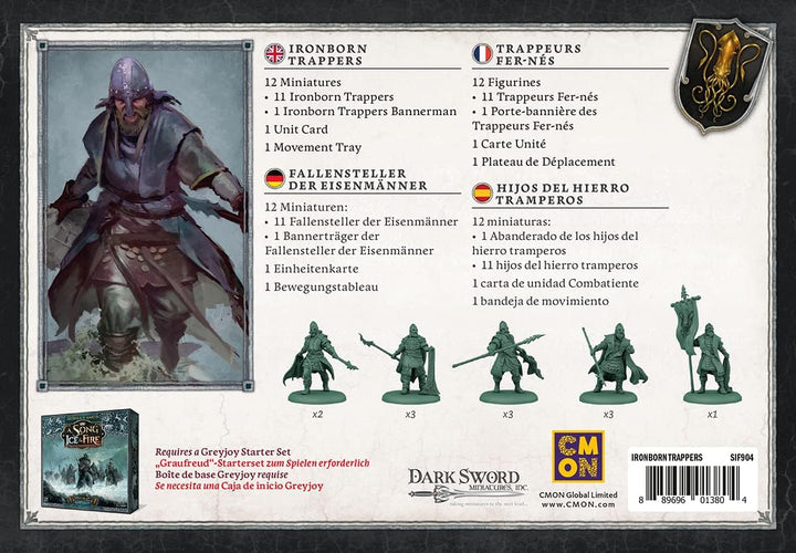 CMON | A Song of Ice & Fire – Fallensteller der Eisenmänner | Erweiterung | Tabletop | 2 Spieler | A