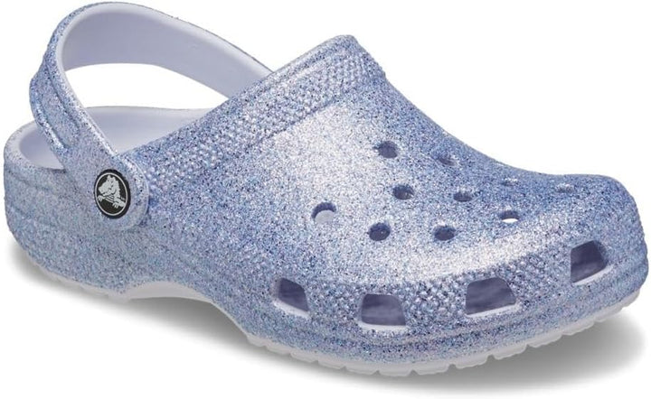 Crocs Unisex Kinder Classic Glitter Clog K 4 Toddler Mattierter Glitzer, 4 Toddler Mattierter Glitze