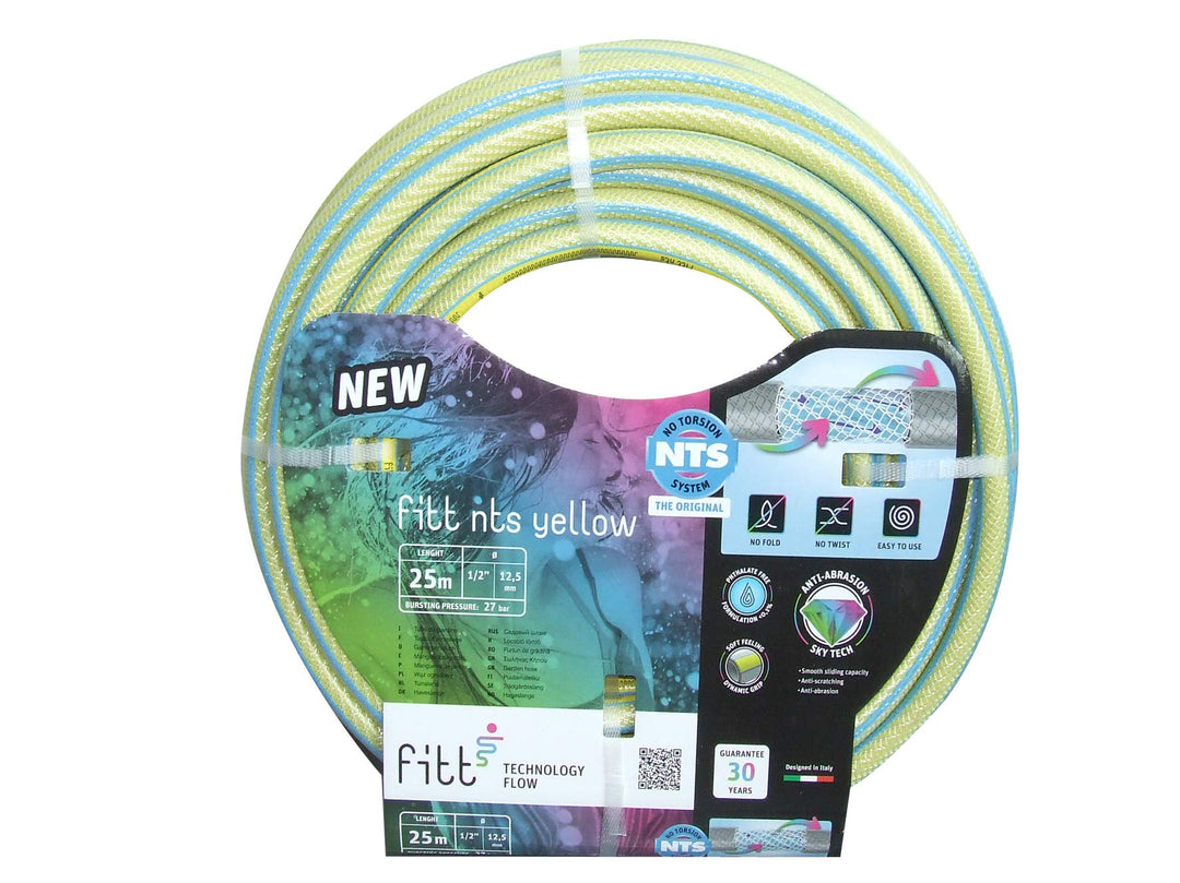 Fitt Yellow Wasserschlauch NTS New, Gelb, mm 25 x 25 Mt mm 25 x 25 mt Gelb, mm 25 x 25 mt Gelb