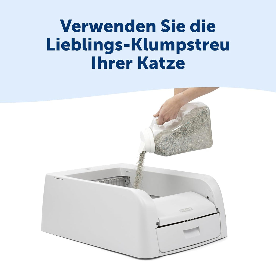 PetSafe ScoopFree Selbstreinigende Katzentoilette für Klumpstreu – hervorragende Geruchskontrolle –