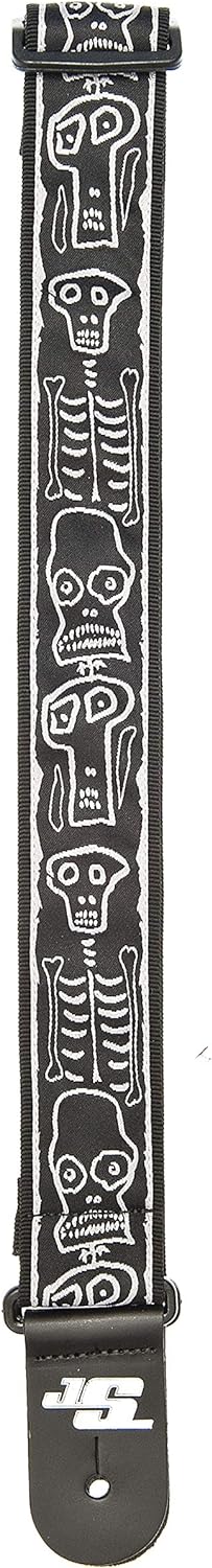 Planet Waves 50JS01 Gewebegurt Nylongewebe Joe Satriani Collection Skulls n' Bones Länge: 1520mm Bre