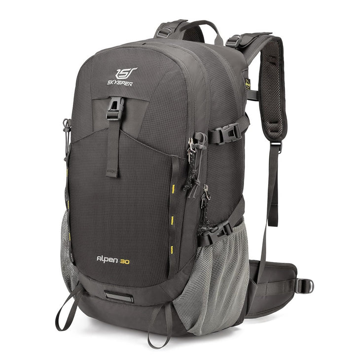 SKYSPER Wanderrucksack 30L Trekkingrucksack Wasserfest mit Rückenbelüftung und Netzrücken Tagesausfl