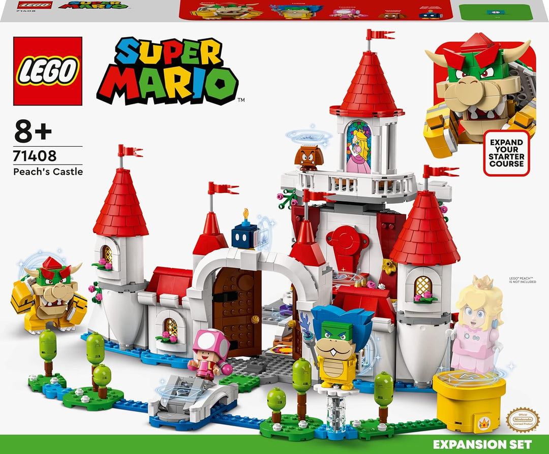 Lego 71408 Super Mario Pilz-Palast – Erweiterungsset, Spielzeug zum kombinieren mit Starterset, Zeit