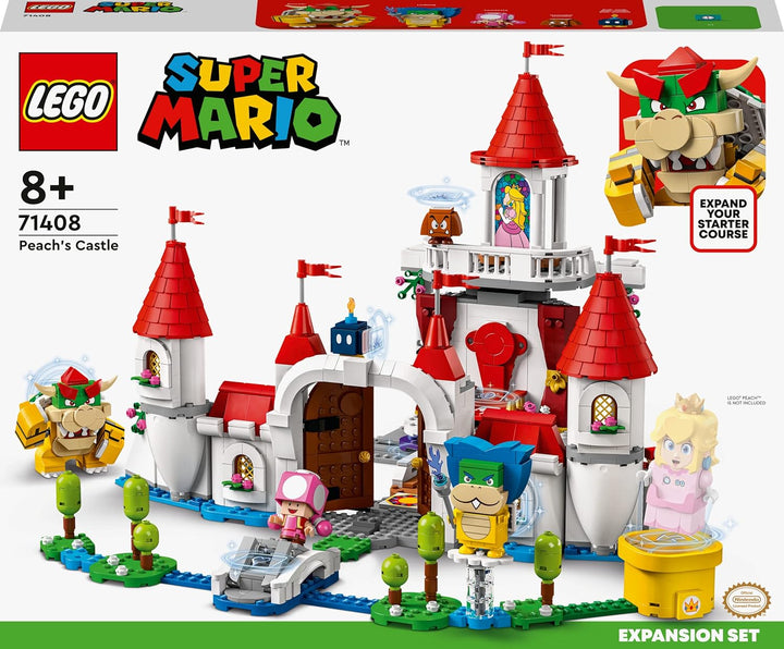 Lego 71408 Super Mario Pilz-Palast – Erweiterungsset, Spielzeug zum kombinieren mit Starterset, Zeit