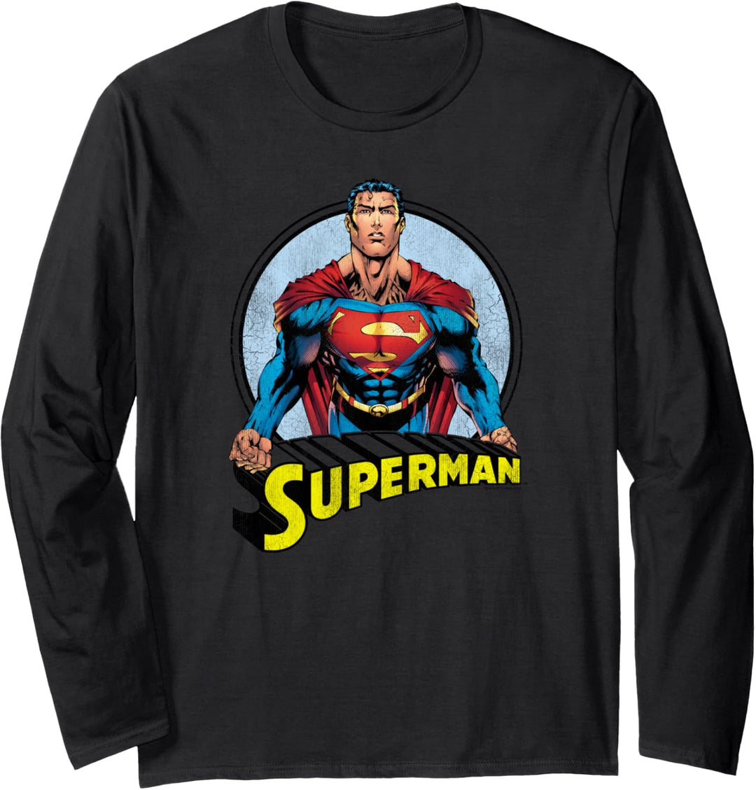 Superman Flying High Again Langarmshirt
