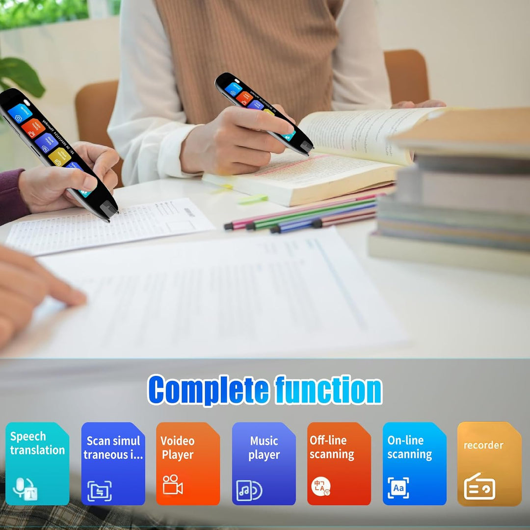 Scan Übersetzer Stift Online 142 Sprachen Scan Reader Pen Lesestift mit 3,7 Zoll Touchscreen Echtzei