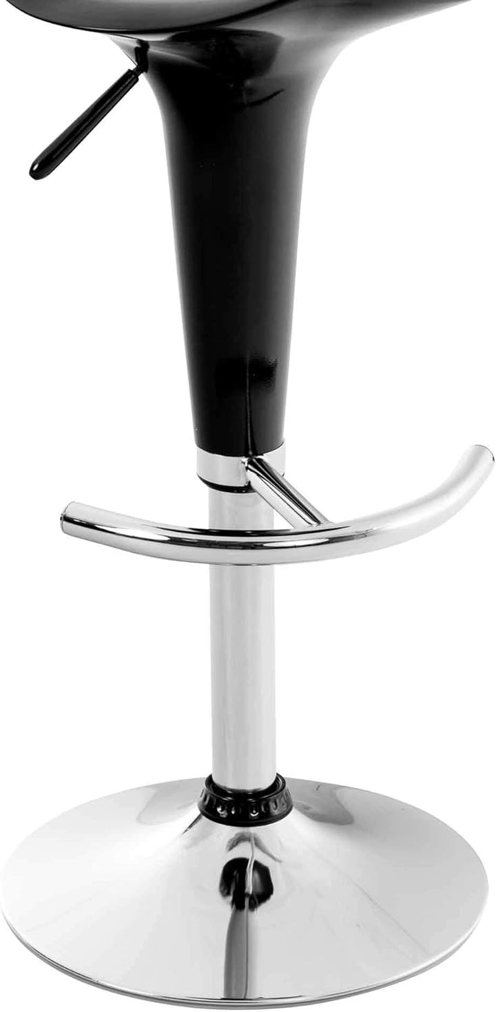CLP 2er Set Barhocker Saddle Mit Drehbarem Kunsttoffsitz Und Fussablage I Höhenverstellbarer Hocker