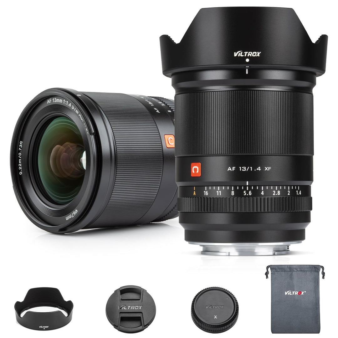 VILTROX 13mm F1.4 XF Autofokus Objektive für Fuji X Mount Kamera Objektive Lenses kompatibel Fujifui