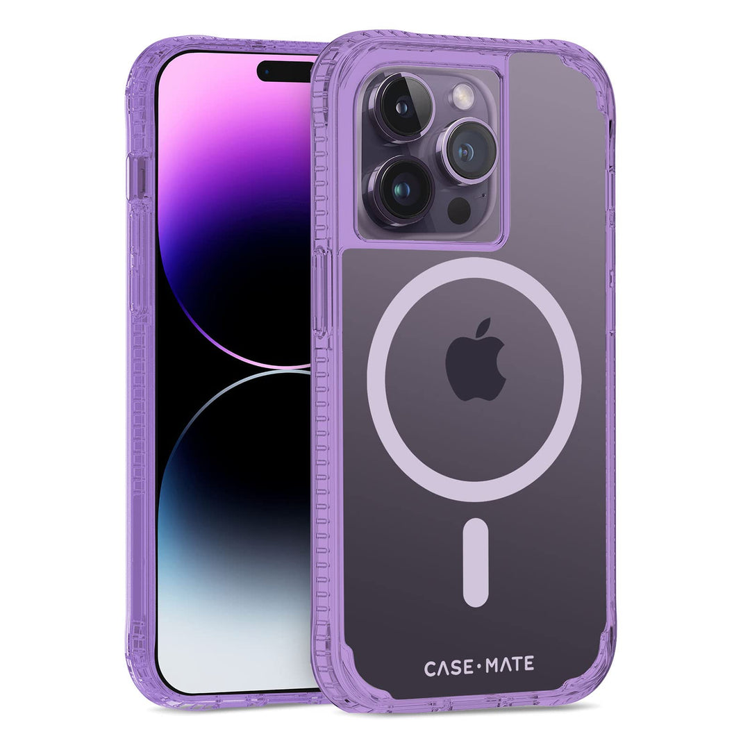 Case-Mate Tough Plus Schutzhülle für iPhone 14 Pro – La La Lavender [4,5 m Fallschutz] [Kompatibel m