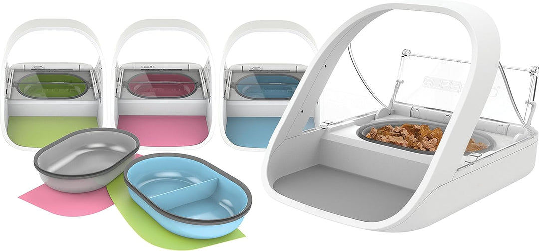 Sure Petcare SureFeed Schalen- und Matten-Set, kompatibel mit SureFeed Mikrochip Futterautomat mit i