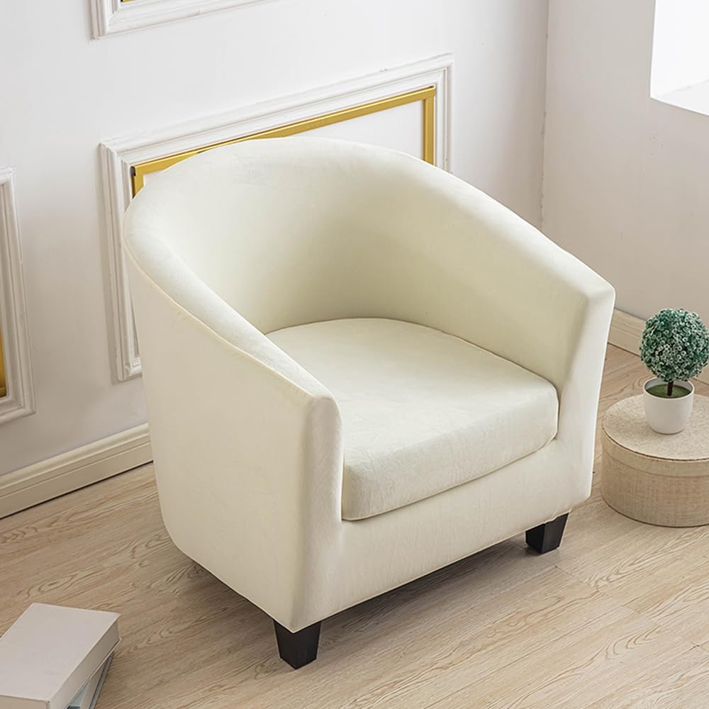 Sesselbezug Samt Sesselschoner 2 Stück Sesselhusse Stretch Sesselüberwurf Schonbezüge Cocktailsessel