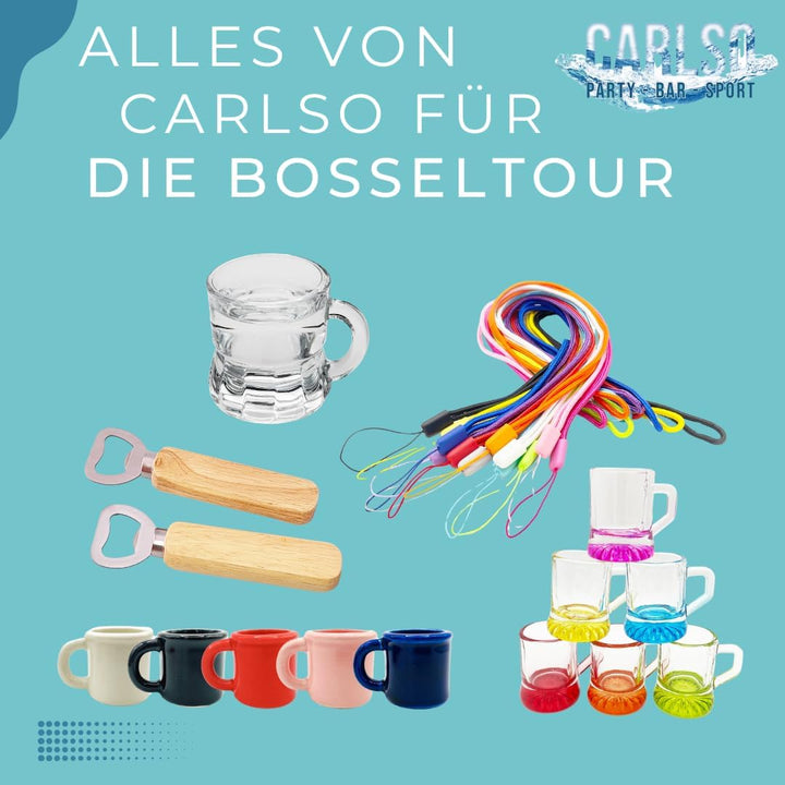 Bosselset Bosselkugeln 2 Stück, Kraber und Tasche (gelb/rot) (orange/blau), (orange/blau)
