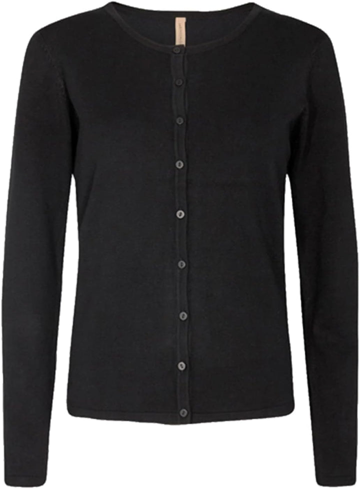 SOYACONCEPT Damen Sc-dollie 446 Classic Knit Cardigan Strickjacke, Schwarz, XS EU