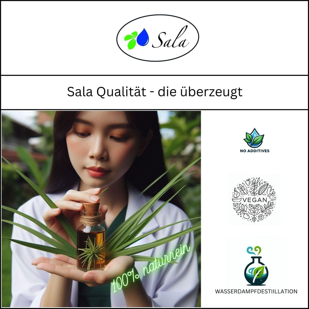 Sala Melissenöl indicum ätherisches Öl naturrein (250 ml Glasflasche) 250 ml (1er Pack), 250 ml (1er