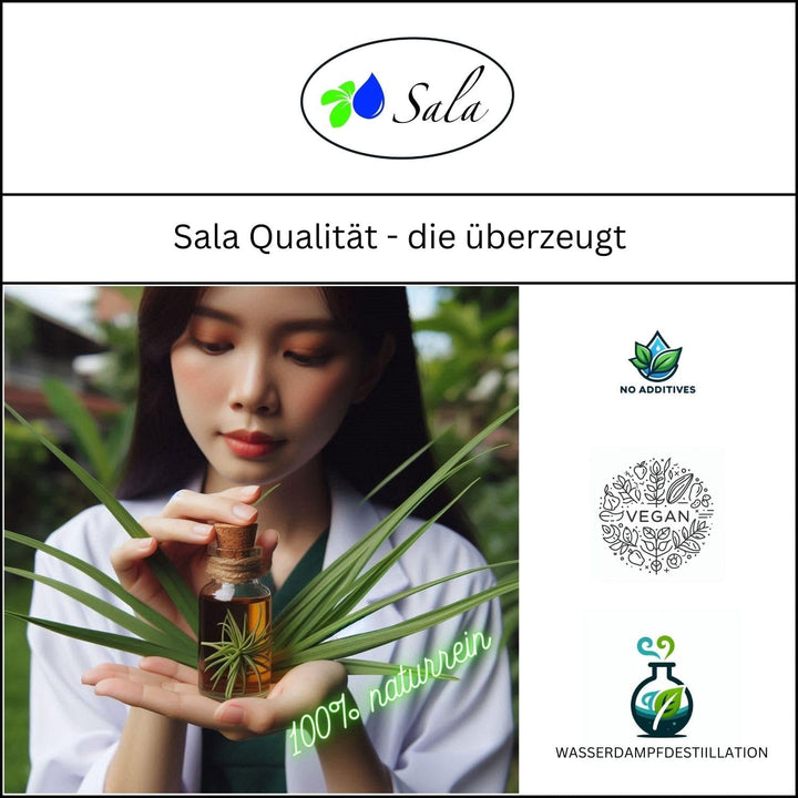 Sala Melissenöl indicum ätherisches Öl naturrein (250 ml Glasflasche) 250 ml (1er Pack), 250 ml (1er