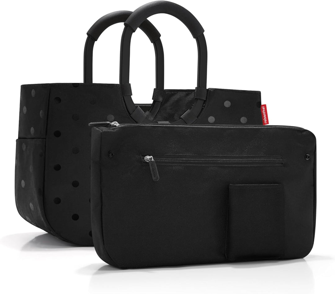 reisenthel loopshopper M – Stabile Tasche mit praktischen Fächern aus recycelten PET-Flaschen – Eleg