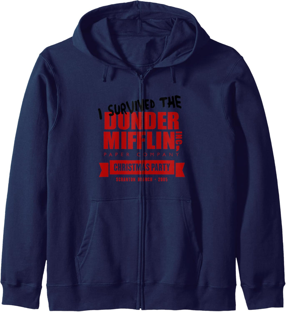 The Office ich überlebte die Weihnachtsfeier Kapuzenjacke