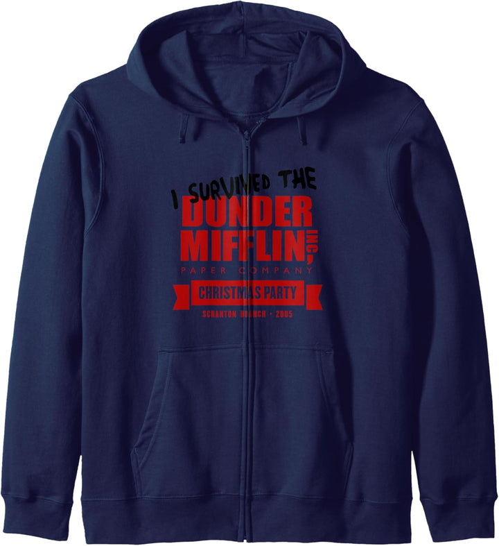 The Office ich überlebte die Weihnachtsfeier Kapuzenjacke