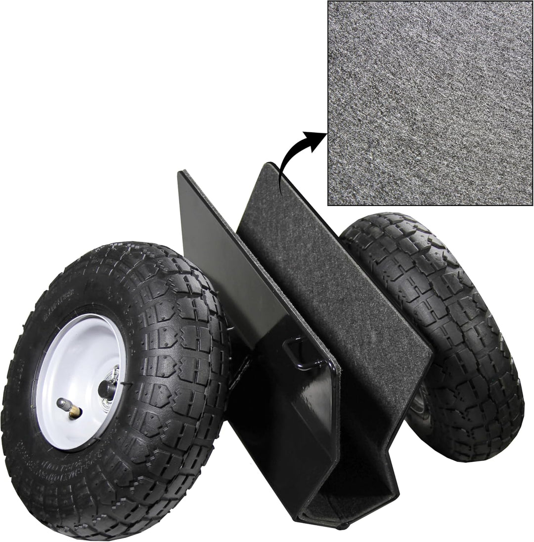 Plattenroller Plattenwagen mit Handgriff, 275kg Tragkraft, klappbar, Klemmwagen für Türen, Holz und-