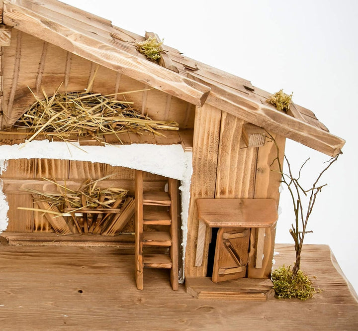 Holz und Gartentrends Weihnachtskrippe Krippe Krippenstall Weihnachten Weihnachtskrippen Tischkrippe