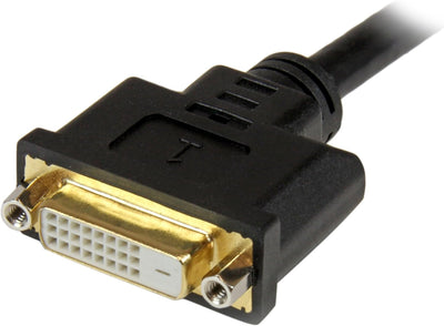 StarTech.com 20cm DVI-I Stecker auf DVI-D Buchse und VGA Buchse Splitter - DVI / HD15 Splitterkabel