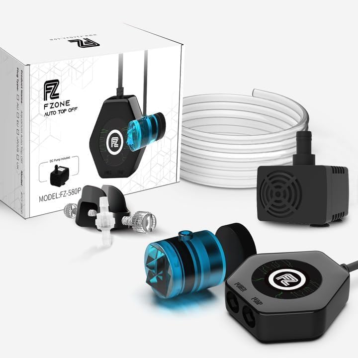 Fzone 0,7 Zoll Mini Nachfüllautomatik Aquarium Nachfüllanlage für Meerwasser- und Süsswasseraquarien