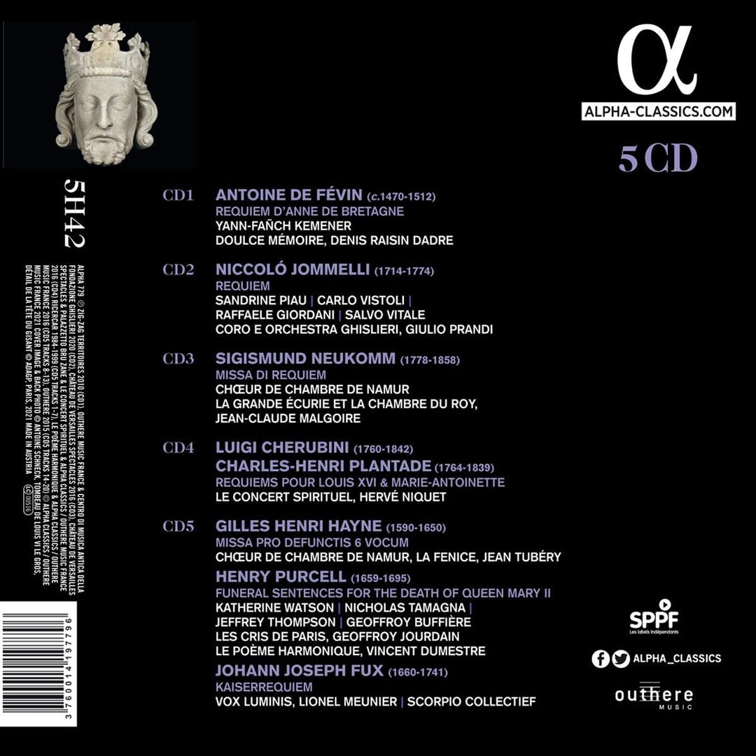Royal Requiem, Audio-CD