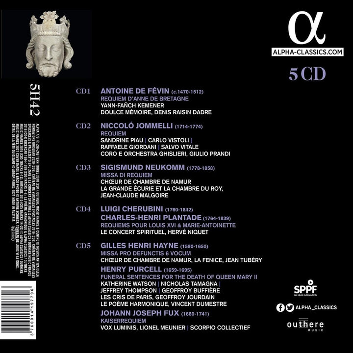 Royal Requiem, Audio-CD