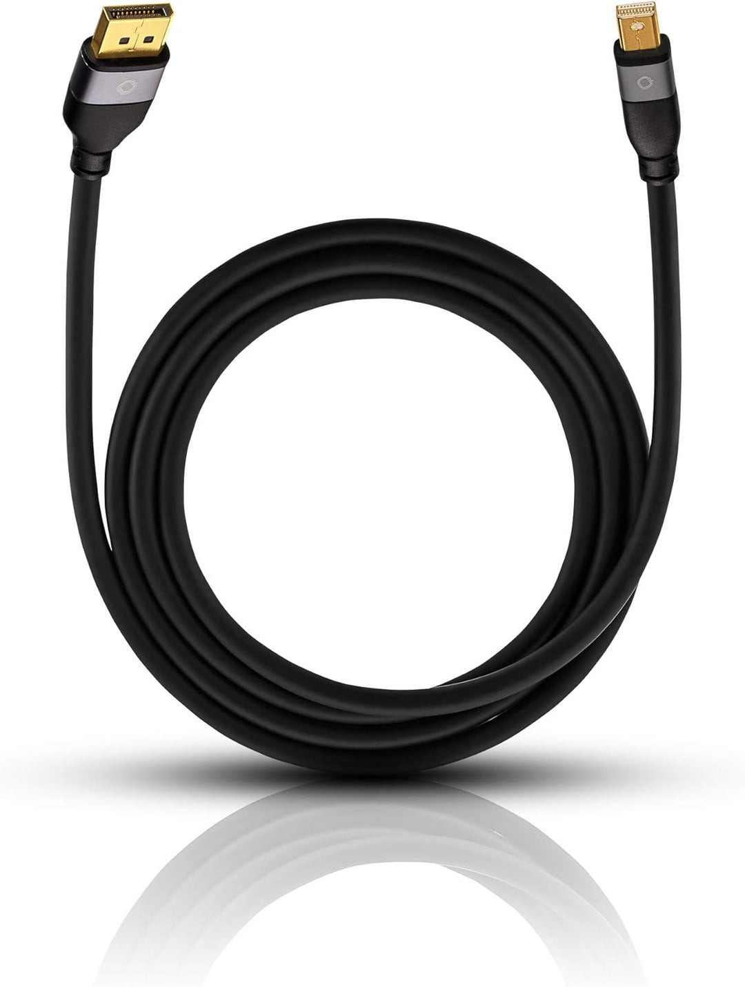 Oehlbach Impact Plus M1 Minidisplayport auf Displayport-Kabel (3-Fach Schirmung, 5K, UltraHD, HDCP/D