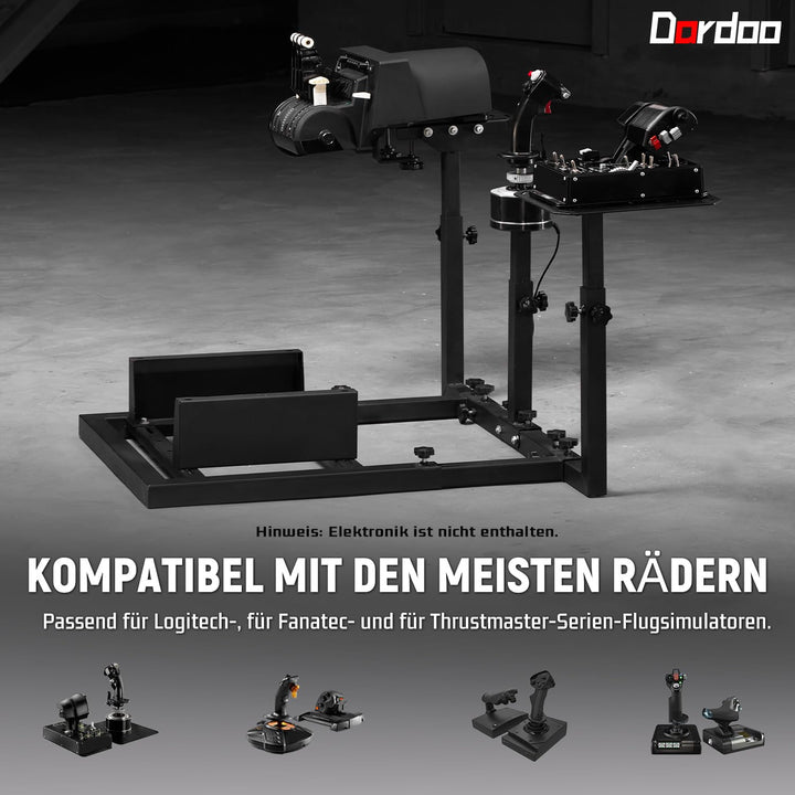 Dardoo Racing Flugsimulator Ständer mit Sitzrahmen