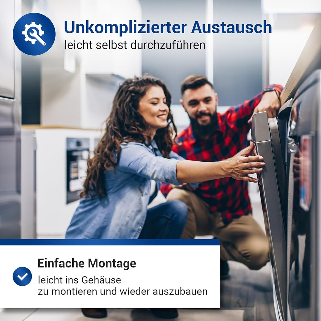 VIOKS Türdichtung 3-Seitig Ersatz für AEG Electrоlux 117126544/8 1171265448 Gummidichtung 1730 mm Tü