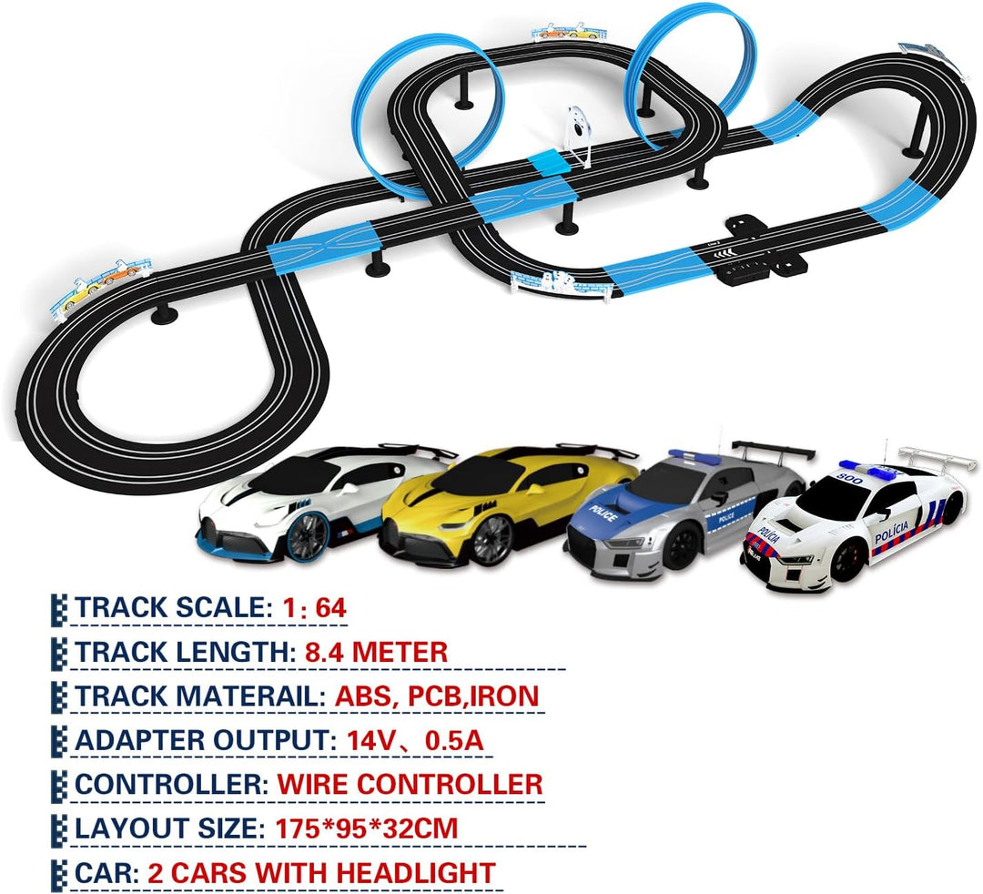 AGM MASETCH High Speed Series Slot Car Race Track Sets - Slot Cars, Rennstrecken &amp; Zubehör Elektrisc