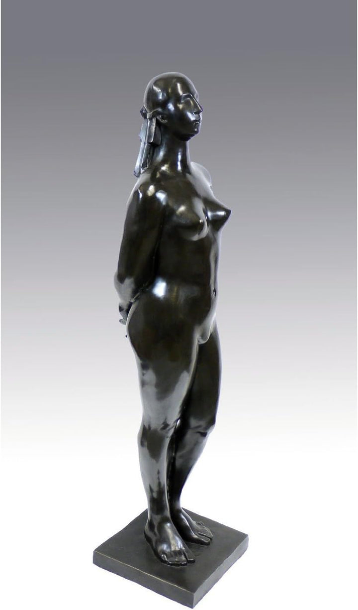 Grosse Moderne Bronzefigur - Stehender Frauenakt - Gaston Lachaise Skulptur - Moderne Kunst Figur -