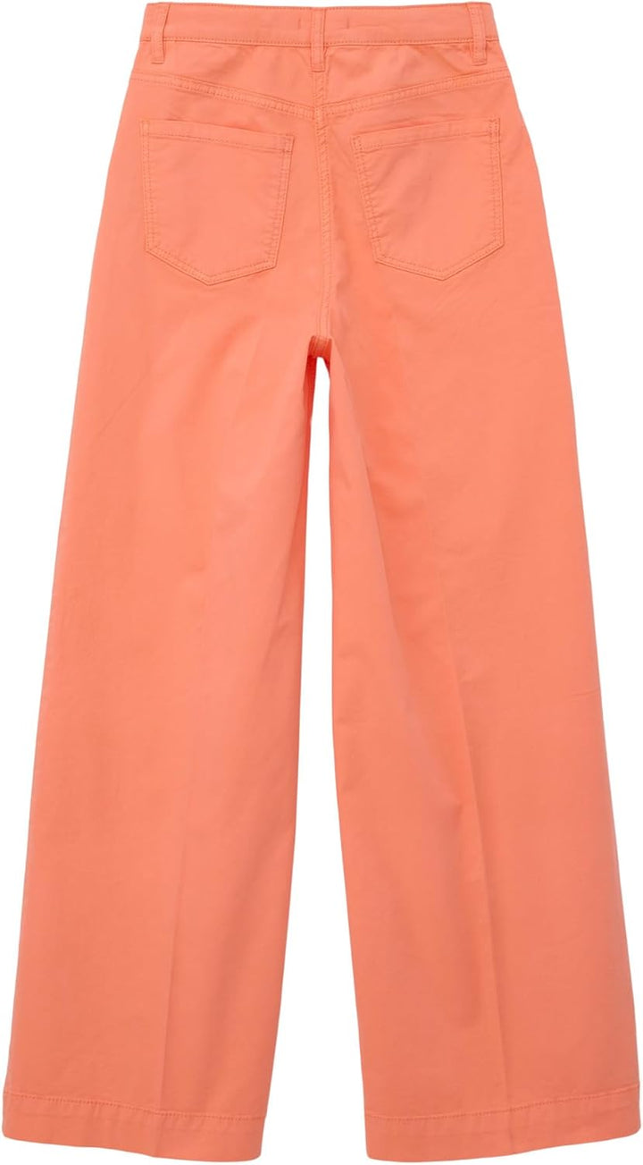 s.Oliver Mädchen Hose lang, Wide Leg 134 Orange, 134 Orange
