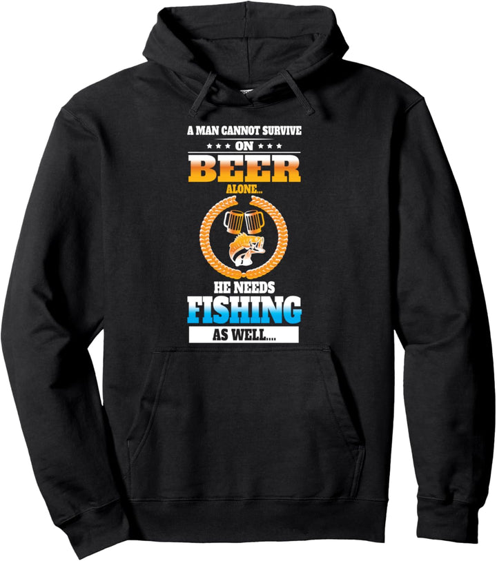Barsch Forelle Fischen Karpfen Hecht Mann Carp Fishing Pullover Hoodie