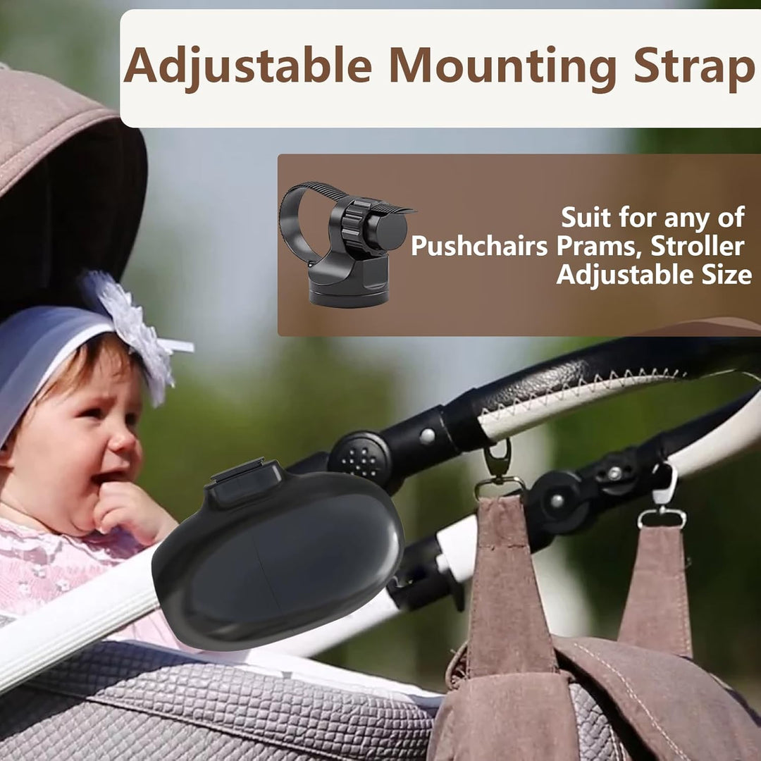 Kinderwagenschaukler, Wiederaufladbar Kinderwagen Wackler Schlafhilfe Für Baby, 5 Einstellbare Schau