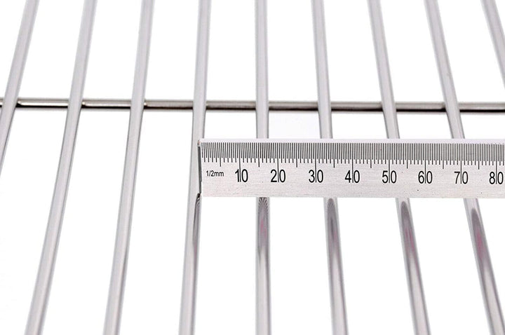 Grillrost Ø 55 cm mit Kette Edelstahl 4 mm Grillstabdicke/Stababstand 14 mm für Schwenkgrill BBQ Dre