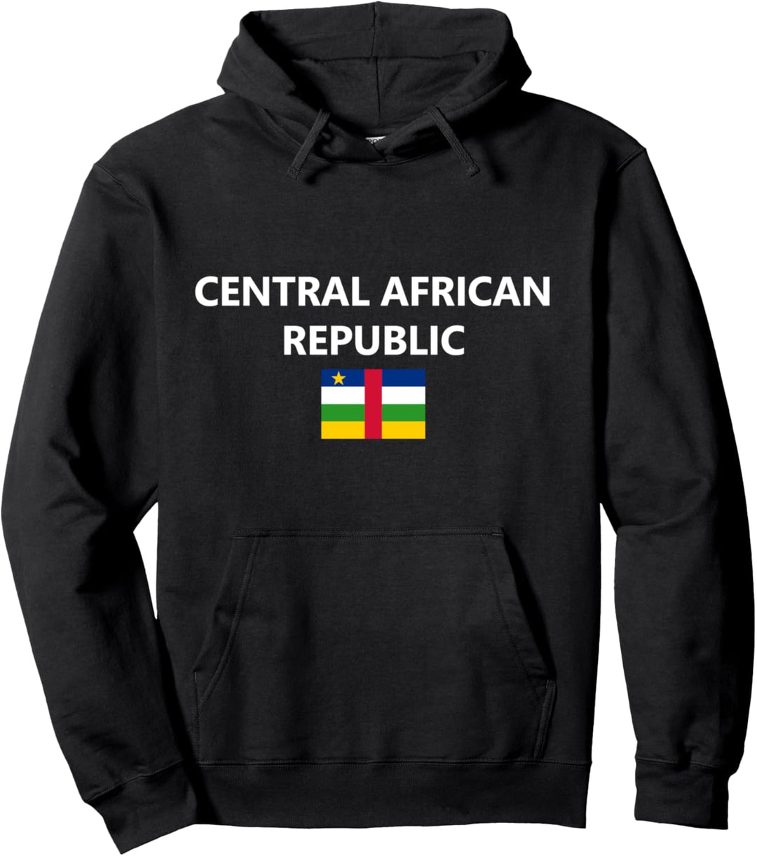 Central African Republic Flagge Land Flag Country Pullover Hoodie