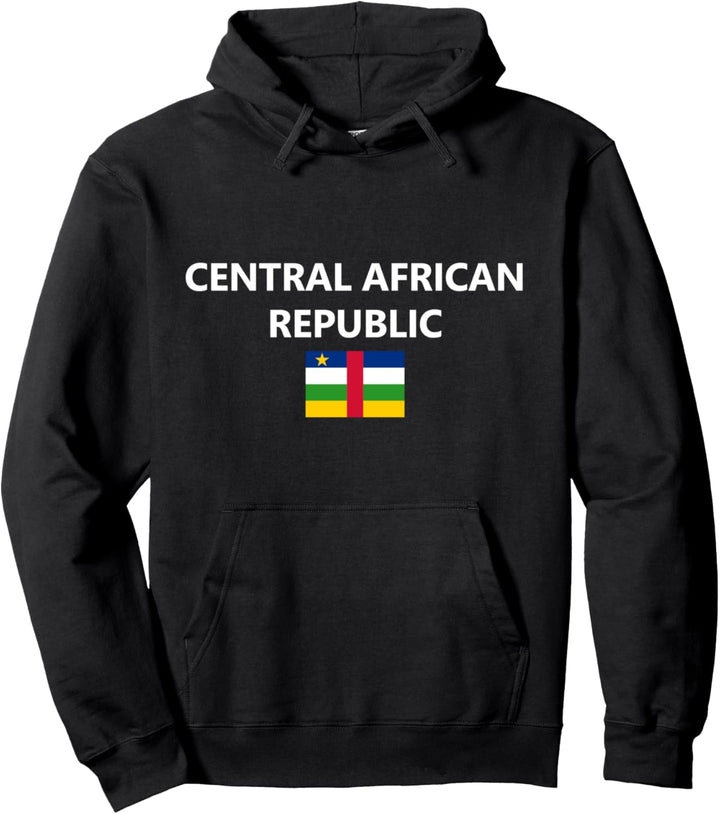 Central African Republic Flagge Land Flag Country Pullover Hoodie