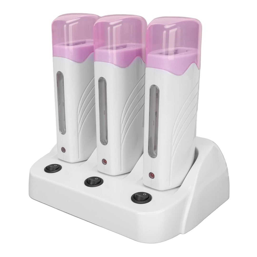 Wax Heater mit Drei Walzen, 40 W – Haarentfernungsset FüR SchöNheitssalons