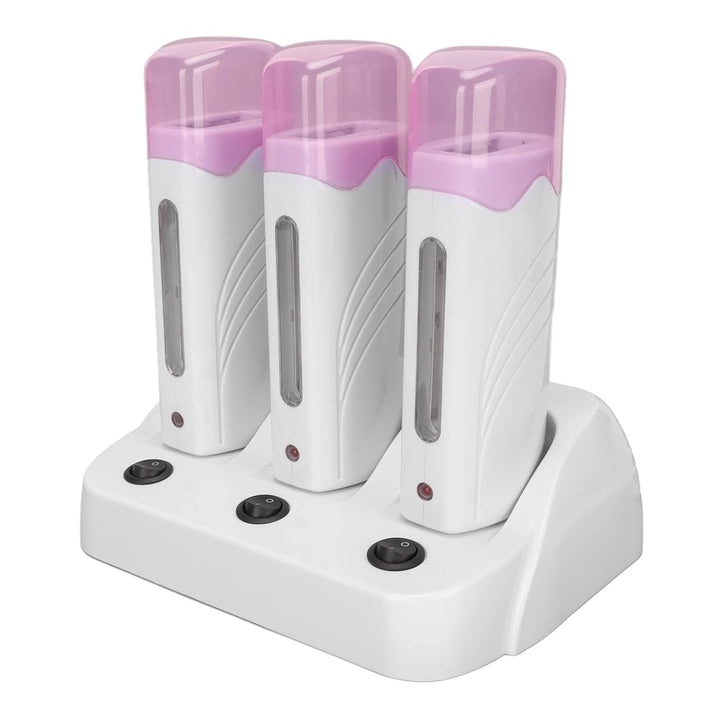 Wax Heater mit Drei Walzen, 40 W – Haarentfernungsset FüR SchöNheitssalons