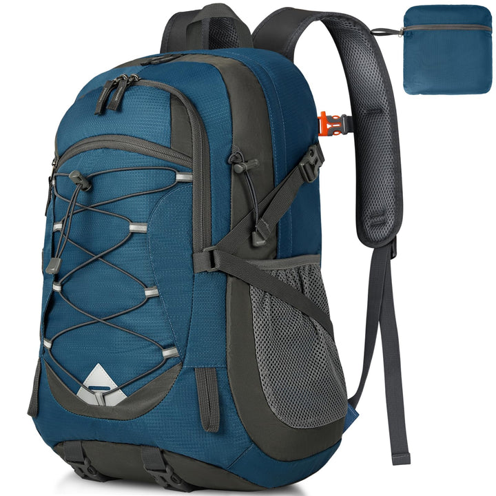 IGOLUMON Wanderrucksack Herren Damen 40L Wasserdichter Rucksack Leicht Faltbarer Reiserucksack Trekk