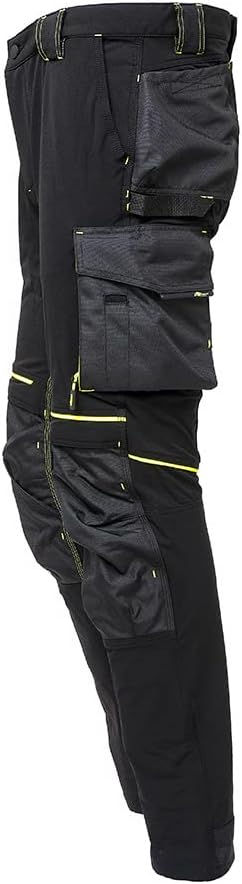 U-POWER PE145BC-4XL - Pantalones gama PERFORMANCE modelo ATOM Black Carbon Talla 4XL